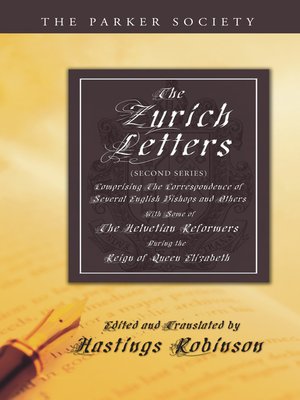 cover image of The Zurich Letters (Second Series)